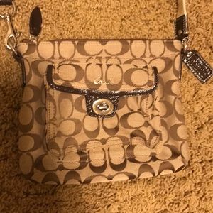 Authentic Coach cross body purse